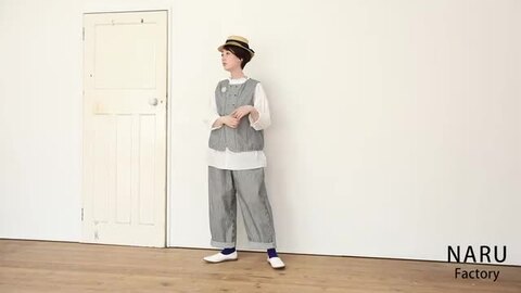 楽天市場】NARU ナル ノッポパンツ 10s先染めヒッコリー