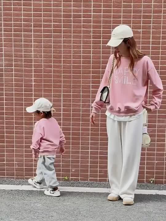 楽天市場】リンクコーデ 親子 セット 春 親子コーデ トレーナー