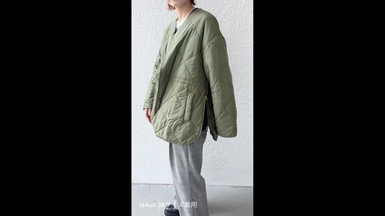 楽天市場】〈手洗い可能〉キルティング サイドジップ ブルゾン 楽天市場】〈手洗い可能〉キルティング サイドジップ ブルゾン