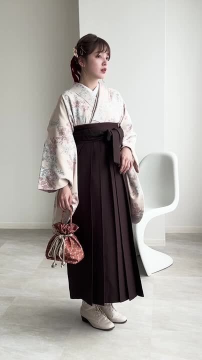 楽天市場】【レンタル】【Heather 袴 17点セット くすみピンクに