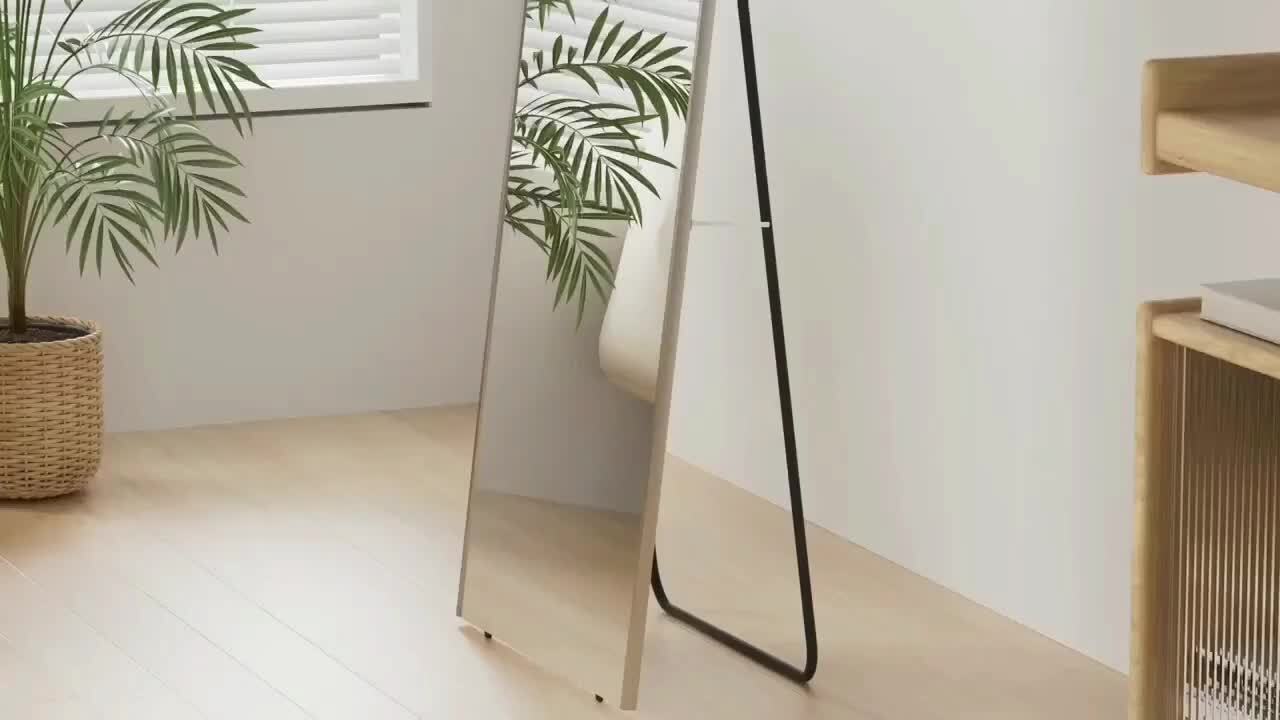 楽天市場】スタンドミラー 割れない鏡 超軽量 大型 タンスミラー