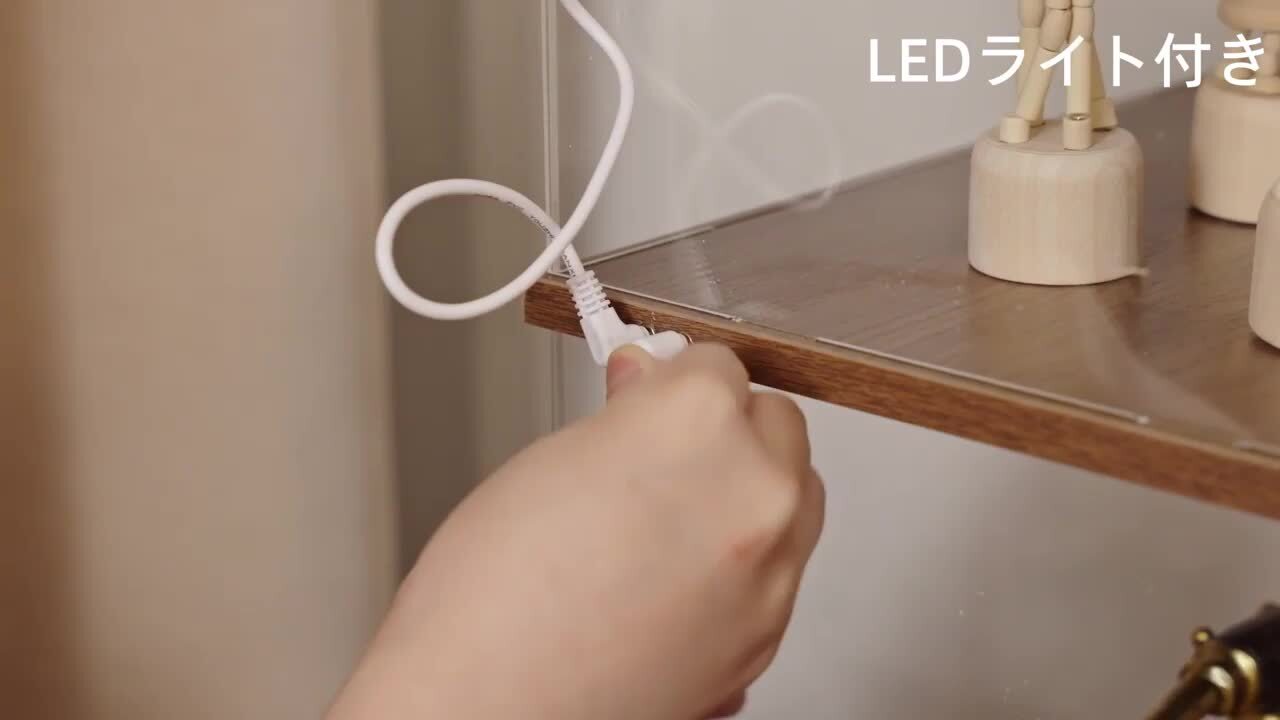 楽天市場】フィギュアケース コレクションケース LEDライト付き