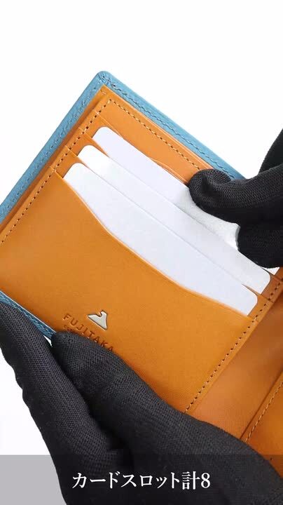 楽天市場】FUJITAKA公式 純札 二つ折り財布 カード段18 (ムース