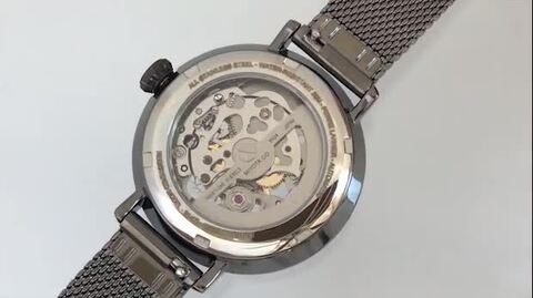 楽天市場】自動巻き 防水 37mm 金属 ベルト スケルトン 腕時計 楽天市場】自動巻き 防水 37mm 金属 ベルト スケルトン 腕時計