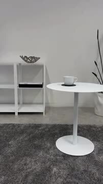 【KUROSHIRO】送料込み　ホワイト　SLIM TABLE（CIRCLE） KUROSHIRO】送料込み ホワイト SLIM TABLE（CIRCLE） KUROSHIRO