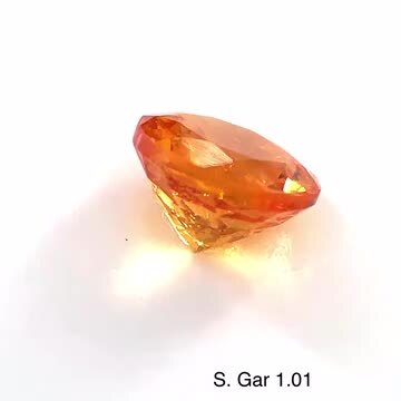 楽天市場】マンダリンガーネット ルース 1.01ct【品質保証書付