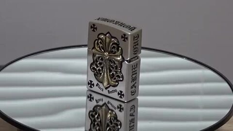 ZIPPO SV925 スターリング クロス 十字架 メタル ジャケット 重厚