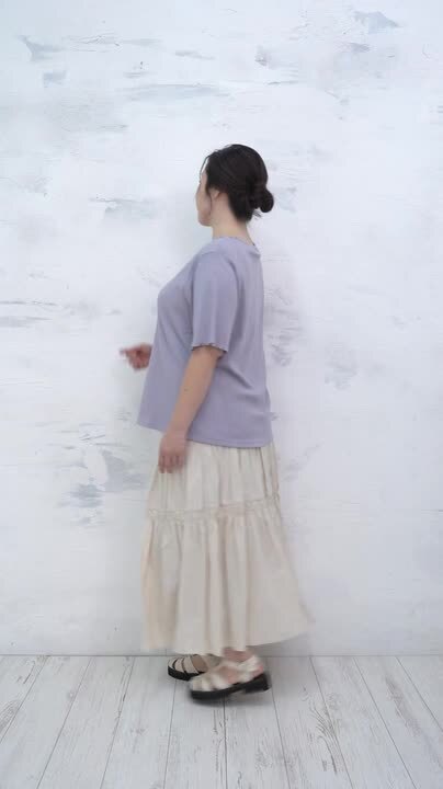 デイジーリン 美品 ギャザーティアード フレアスカート ネイビー 40 デイジーリン 美品 ギャザーティアード フレアスカート ネイビー