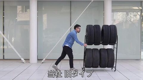 楽天市場】【楽天1位】タイヤラック スタンド カバー付 タイヤ 8