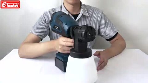 楽天市場】スプレーガン 充電式 電動 塗装 吹き付け式 18Vバッテリー 大容量タンク 【 コードレス充電式 エアスプレーガン ブルー 】 電動スプレーガン  コードレススプレーガン 電動ペインター 塗装スプレー エアースプレー エアブラシ 噴霧器 塗装用具 塗装グッズ 塗装 ...