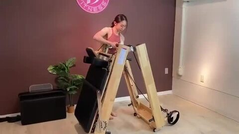 楽天市場】MJDIVA 折りたたみ式 ピラティスマシン リフォーマー