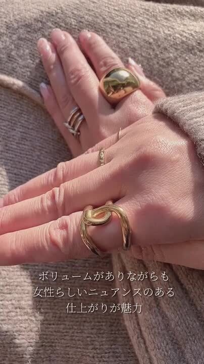 楽天市場】リング 指輪 レディース 変形デザインリング 金属