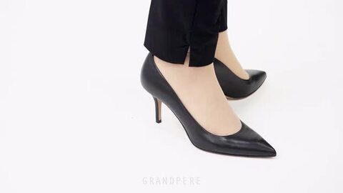 【試着のみ】コルソローマ9 パンプス 黒　本革レザー　24cm イタリア製　美品 楽天市場】コルソローマ 9 CORSO ROMA 9 パンプス 127 レザー