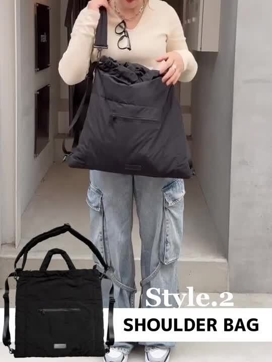 15 LUXURY MATERIAL ONE SHOULDER SLING DAYPACK