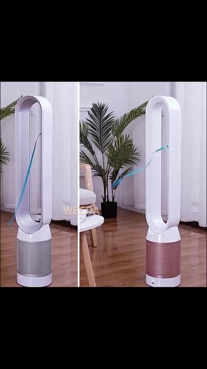 1年中使える⭐️新品 タワーファン 羽なし扇風機 冷風 温風 空気清浄機能付き Amazon.co.jp: タワーファン 羽なし扇風機【2025革新冷暖房
