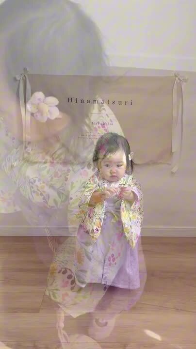 ベビー袴 mhmkyページ ミモザ袴 女の子 ベビー袴 キッズ袴 お食い初めや初節句の衣装に