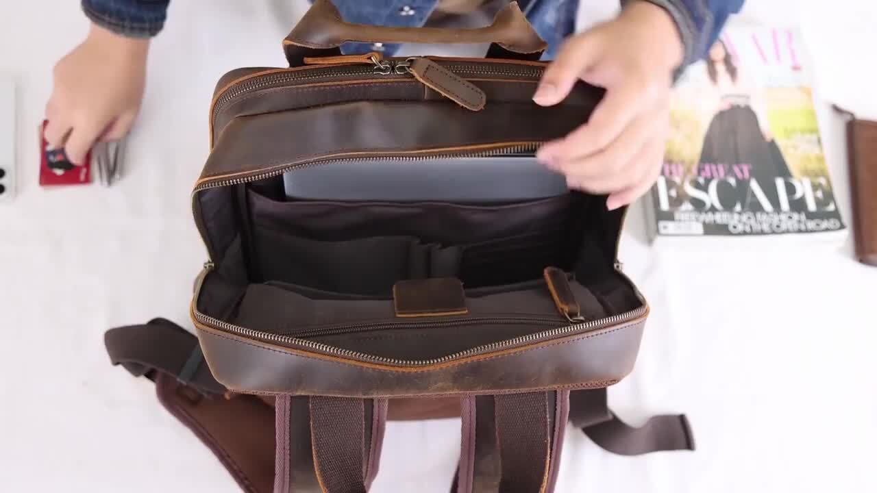 楽天市場】TIDING リュック 本革 メンズ リュックサック