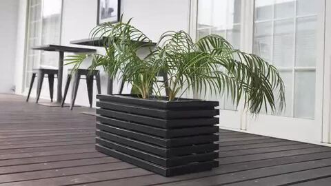 楽天市場】プランターカバー プランターボックス 木製 ウッド