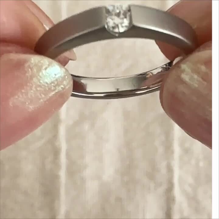 楽天市場】ダイヤリング K18 ダイヤモンド 0.10ct リング［Float