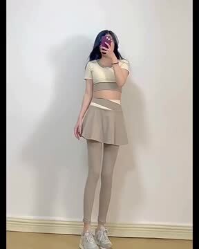 楽天市場】ヨガ レギンス ヨガスカート 美脚 スカート付き M L