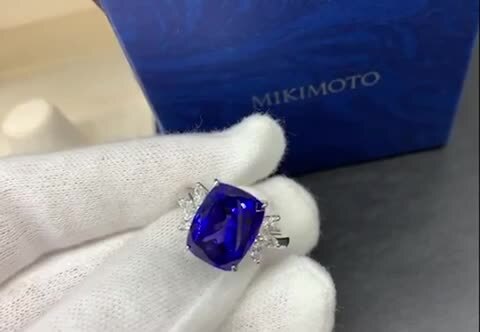 楽天市場】MIKIMOTO ミキモト リング タンザナイト6.63ct ダイヤモンド 