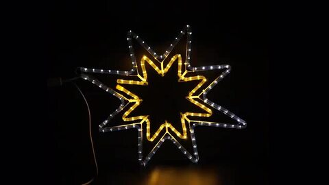 イルミネーション 屋外用 モチーフライト 星 50×60cm LED 防水 防雨