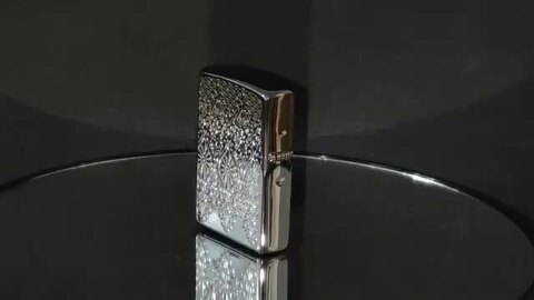 ZIPPO ライター 中世模様 ヨーロピアン レース チタン加工