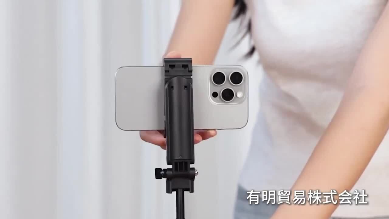 楽天市場】P15mini 自撮り棒 多機能スマホグリップ 四脚 安定感