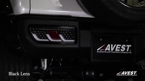 楽天市場】アベスト LED チューブ テールランプ SZ2001-B ブラック 