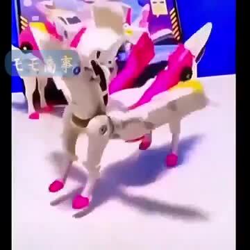 フィギュア 二体合体デザイン ピンク 青