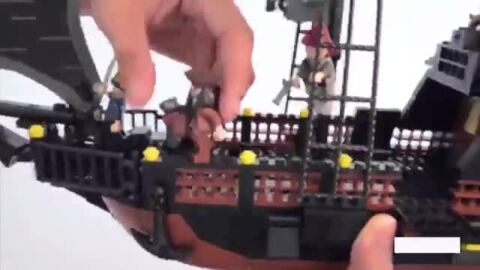 楽天市場】レゴ互換ブロック 海賊船 ブラックパール号 パイレーツオブ