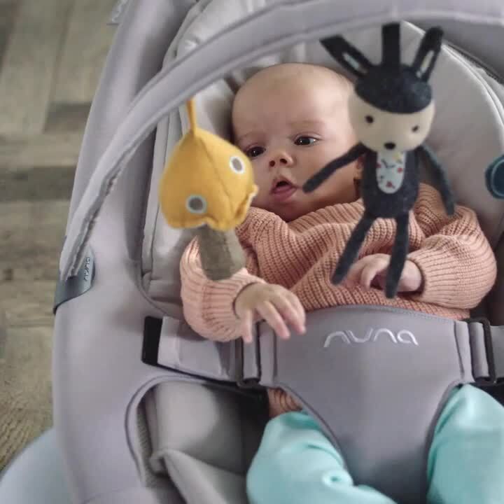 nuna ヌナ バウンサー リーフグロウ　ビスコッティ nuna バウンサー リーフ グロウ トイバー付（ビスコッティ
