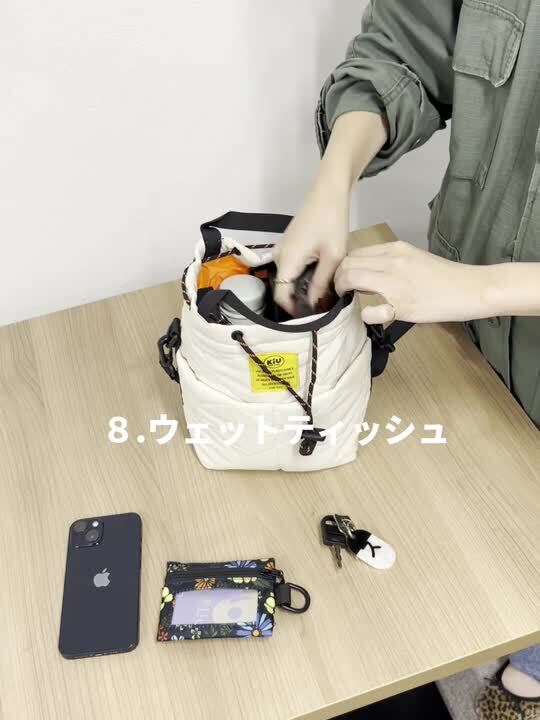 楽天市場】2025FW【KiU公式】パデットポケッタフルミニバッグ