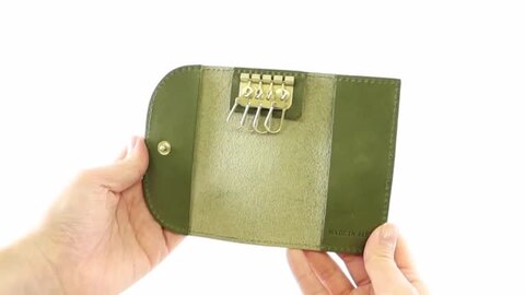 【そっちゃ】キーケース 本革 ハンドメイド キーケース メンズ レディース 本革 厚地 6連 ハンドメイド