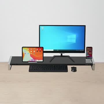 楽天市場】【楽天1位受賞】モニター台 卓上 USB 幅60cm 奥行20cm
