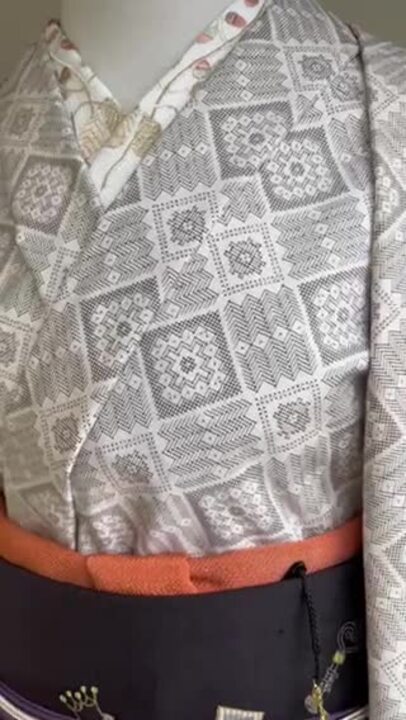 楽天市場】【10%クーポン対象】 本場大島紬 白大島 一元絣 7