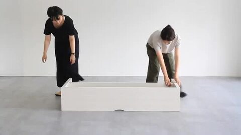ルーフシェルフ　ショートサイズ （ダークチーク色×ホワイト） ルーフシェルフ ショートサイズ （ダークチーク色×ホワイト