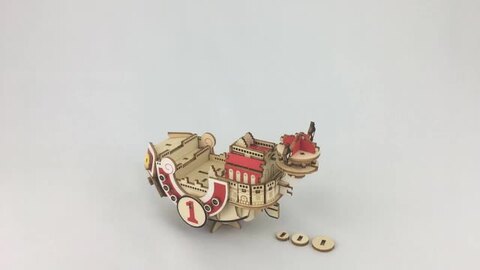 楽天市場】ワンピース 木製パズル 立体パズル ki-gu-mi キグミ