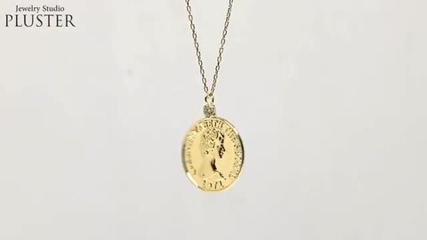 楽天市場】コインネックレス K18 18金 コイン ネックレス ゴールド 18K