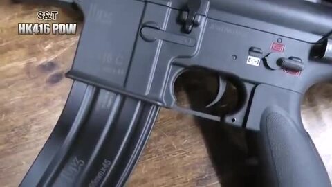 楽天市場】S&T HK416 PDW スポーツライン G3電動ガン（電子トリガー