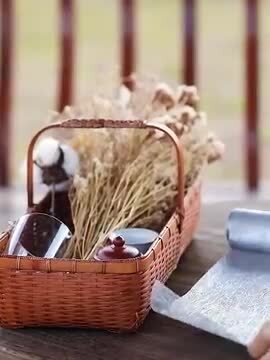 楽天市場】自然素材にこだわったかご 竹 かご 手作り 竹籠 バスケット 