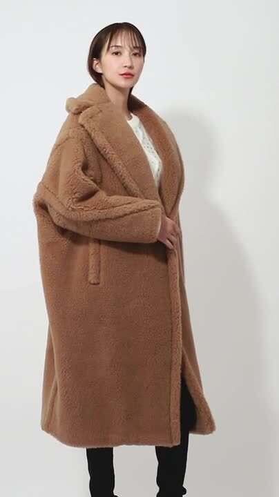 楽天市場】マックスマーラ Max Mara テディベアコート ロング