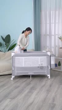 楽天市場】【2500円OFFクーポン有り！】Nijakise ベビーベッド