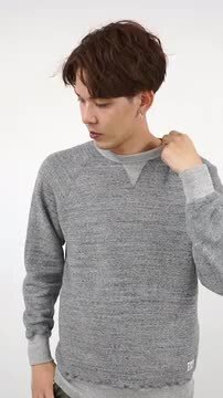 KEPANI（ケパニ） TS-8301MS ハリス-2 クルースウェット / Tシャツ ロンT トレーナー 長袖 ラフィー裏起毛 日本製 ユニセックス Kepani KEPANI（ケパニ） TS-8301MS ハリス-2 クルースウェット