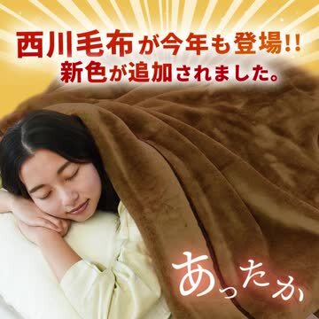 960円 楽天市場】【19日10時～21日迄P3倍】毛布 シングル 140×200cm 西川 東京西川 日本製抗菌加工 衿付き 2枚合わせ 無地カラー  アクリル毛布 マイヤー 丸洗い ブランケット 秋 冬 寝具 掛け毛布 ブラウン レッド ネイビー グリーン ベージュ 厚手 暖かい節電 当社限定品  ...