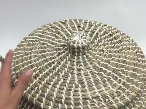 楽天市場】バスケット ふた付き 持ち手付き ポットタイプ