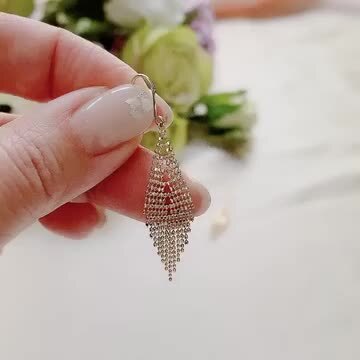 k18 1.5ｇロングピアス 楽天市場】誕生石 フリンジピアス ロング チェーンピアス