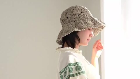ミンク編み込み帽子 棒針で編むくま耳帽子（5歳～大人サイズ）｜編み物中毒 Knitting
