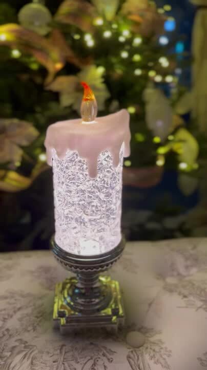 NOELデザインの電飾キャンドル　2本セット希少 クリスマス Amazon.co.jp: 10個 クリスマス 雪の結晶型 キャンドル ミニ 冬