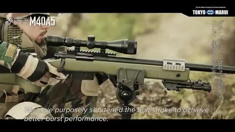 楽天市場】ボルトアクション エアーライフル M40A5 ODカラー